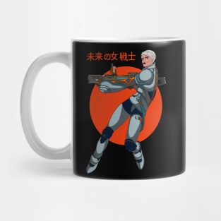 FEMALE CYBER-WARRIOR 01 Mug